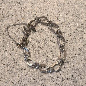 Monet bracelet,  silver tone